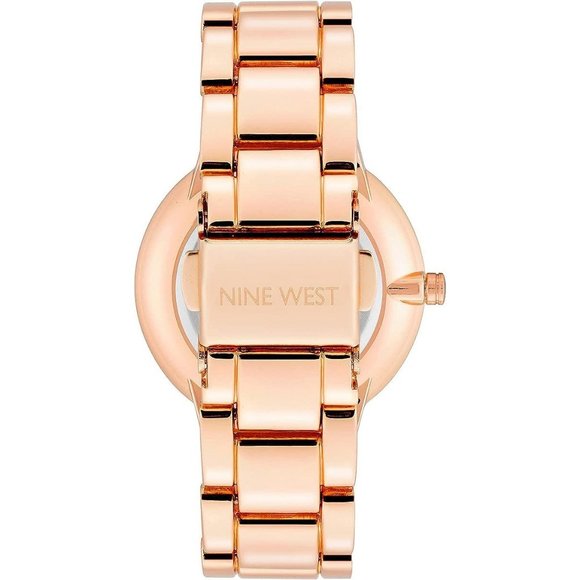Nine West Women\'s Crystal Accented Bracelet Watch main image 9